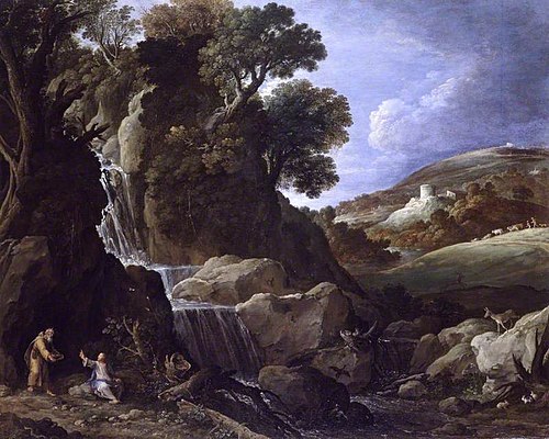 Christ Tempted in the Wilderness, 1626, Paul Bril