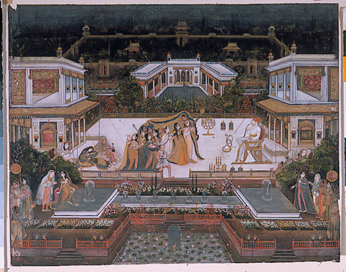 The presentation of a new bride, 1760, Mir Kalan Khan