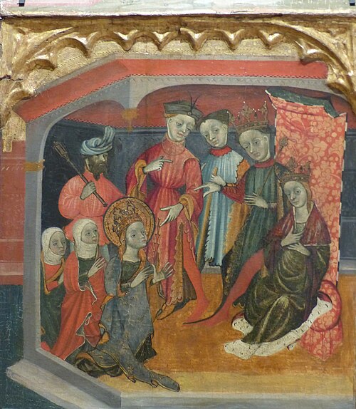 Sainte Ursule demandée en mariage, 1410, Père Lembrí