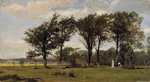 Paysage, 1869, Berndt Lindholm