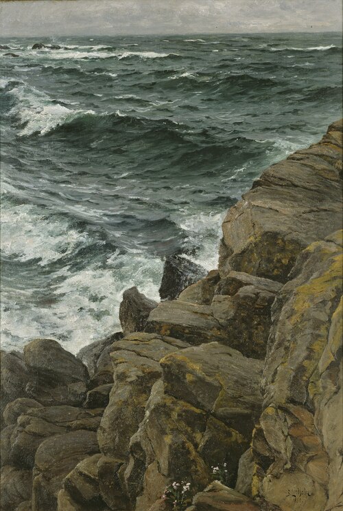 View of the Kattegat, 1890, Berndt Lindholm