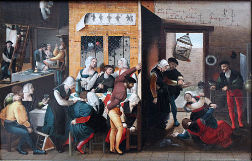 The Loose Society, 1530, Monogrammiste de Brunswick