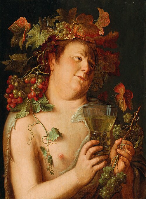 Bacchus, 1650, Joachim Wtewael