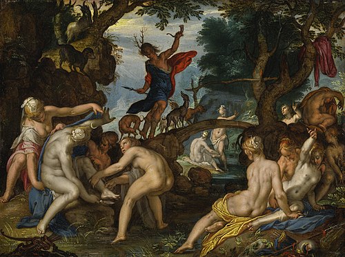 Diana and Actaeon, , Joachim Wtewael