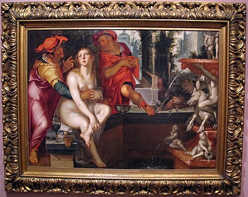 Suzanne et les vieillards, 1638, Joachim Wtewael