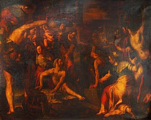 The Raising of Lazarus, , Joachim Wtewael