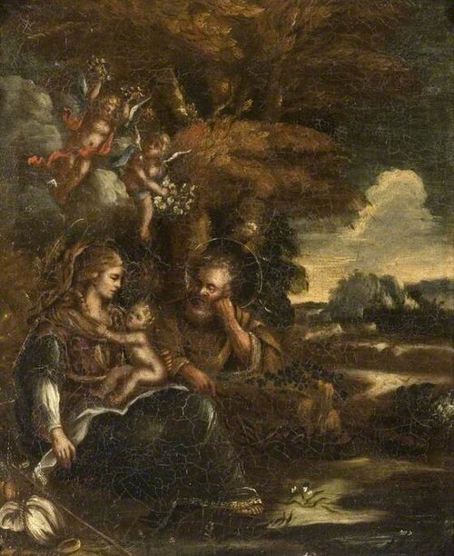 The Holy Family, , Joachim Wtewael