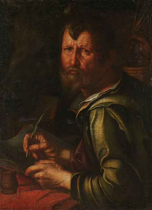 The Evangelist Saint Luke, 1610, Joachim Wtewael