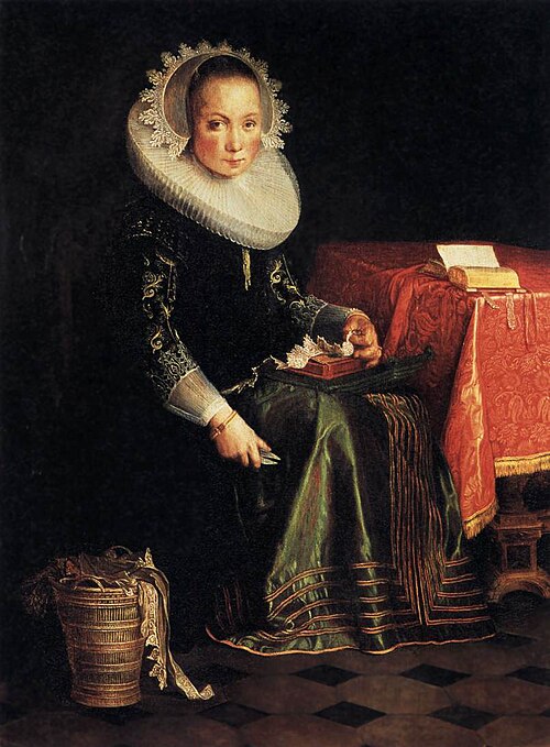 Portrait of Eva Wtewael (1607-1635), 1628, Joachim Wtewael