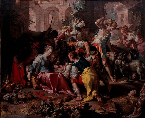 Adoration of the Shepherds, 1598, Joachim Wtewael