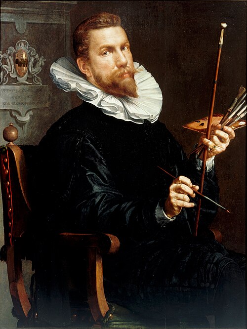 Selfportrait, 1601, Joachim Wtewael