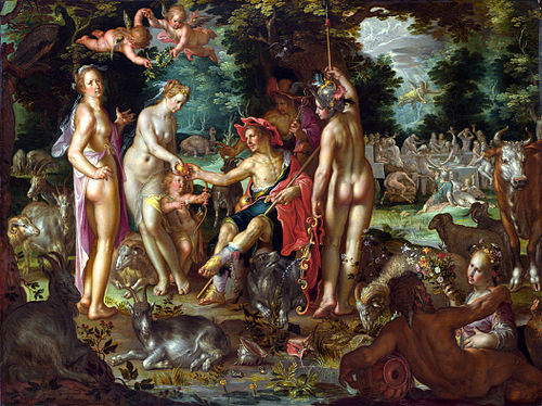 The Judgement of Paris, 1615, Joachim Wtewael
