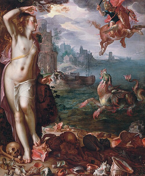 Perseus and Andromeda, 1611, Joachim Wtewael