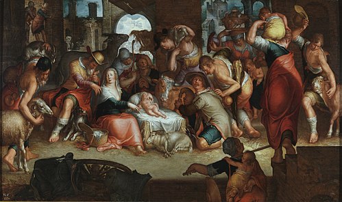 L'Adoration des bergers, 1625, Joachim Wtewael