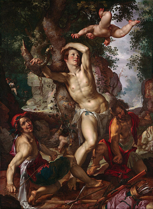 Le Martyre de Saint Sébastien, 1600, Joachim Wtewael