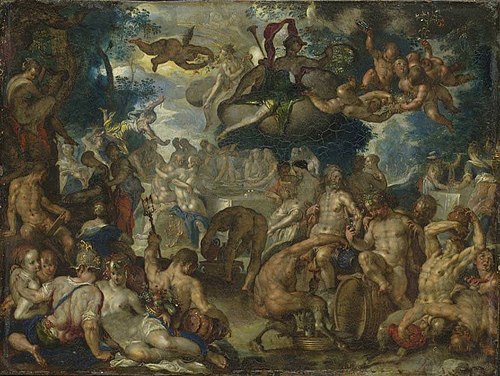 The Wedding of Peleus and Thetis, 1596, Joachim Wtewael