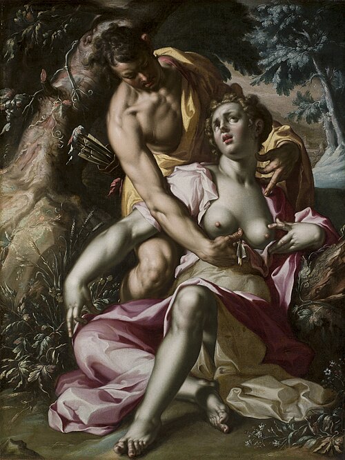 Cephalus and Procris (The Death of Procris), 1597, Joachim Wtewael