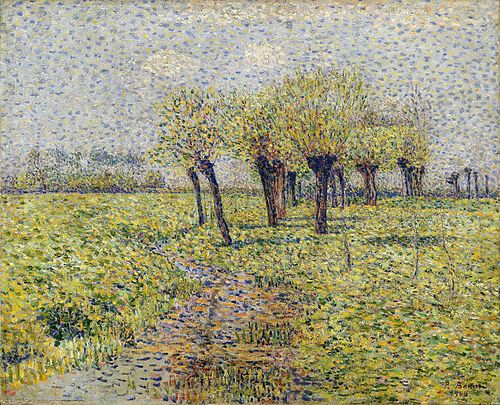 Willows by the stream, 1900, Paul Baum