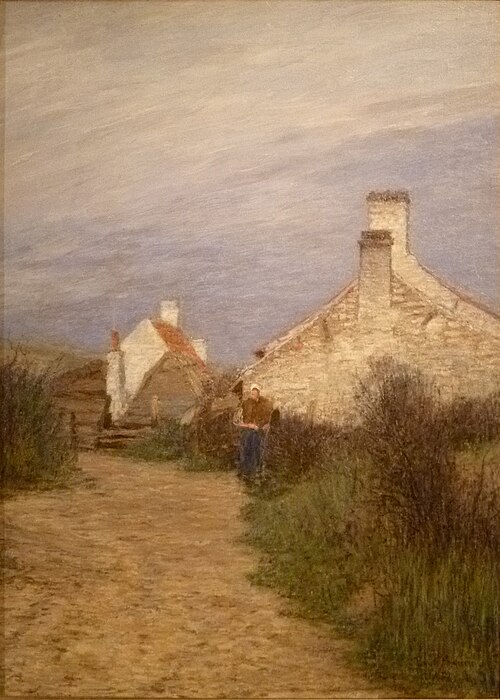 Farms in Flanders (Knocke), 1891, Paul Baum