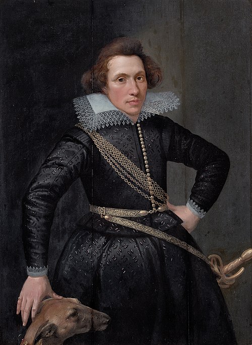 Portrait of Johan van Wassenaer van Duvenvoirde (1576-1645), 1608, Everard Crynsz. van der Maes