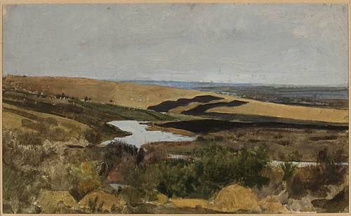 Landscape from Ukraine, 1876, Stanisław Masłowski