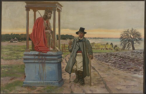 Merciful Christ, 1921, Stanisław Masłowski