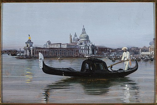 View of Venice. Santa Maria della Salute, 1921, Stanisław Masłowski