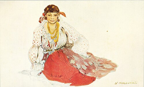 Gypsy Woman, 1877, Stanisław Masłowski