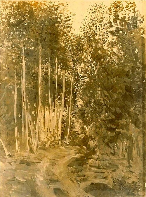 Birch Bosket, 1890, Stanisław Masłowski