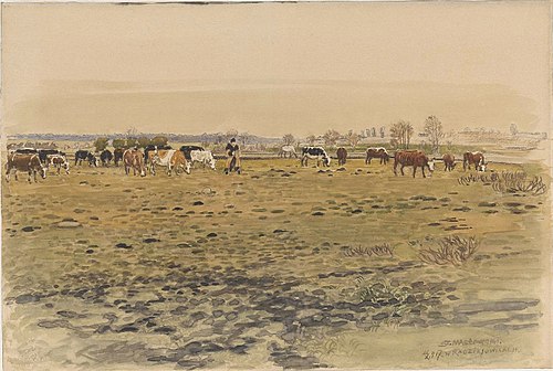 At the pasture, 1907, Stanisław Masłowski