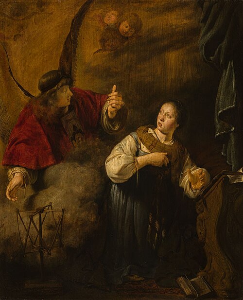 The Annunciation to the Virgin, 1641, Salomon de Bray