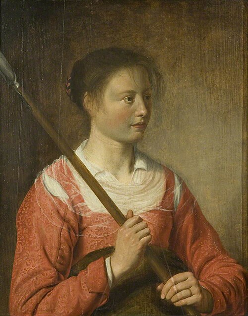 A Shepherdess, 1625, Salomon de Bray