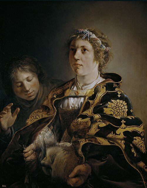 Judith offrant la tête de Holopherne, 1636, Salomon de Bray
