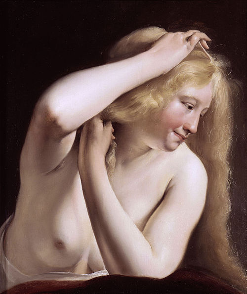 Jeune Femme se peignant, 1635, Salomon de Bray