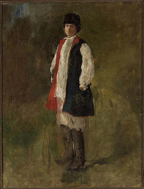 Peasant in the “sukmana” overcoat, , Witold Pruszkowski