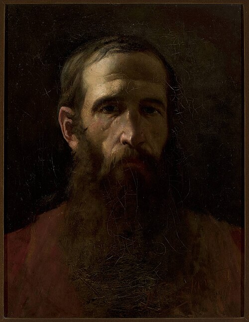 Portrait o f Aleksander Gierymski, 1889, Witold Pruszkowski