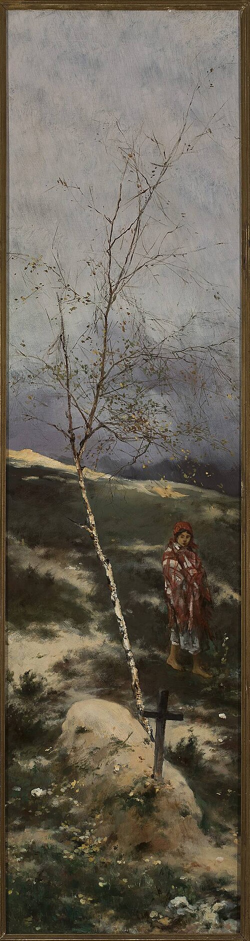 Suicide’s grave, 1881, Witold Pruszkowski