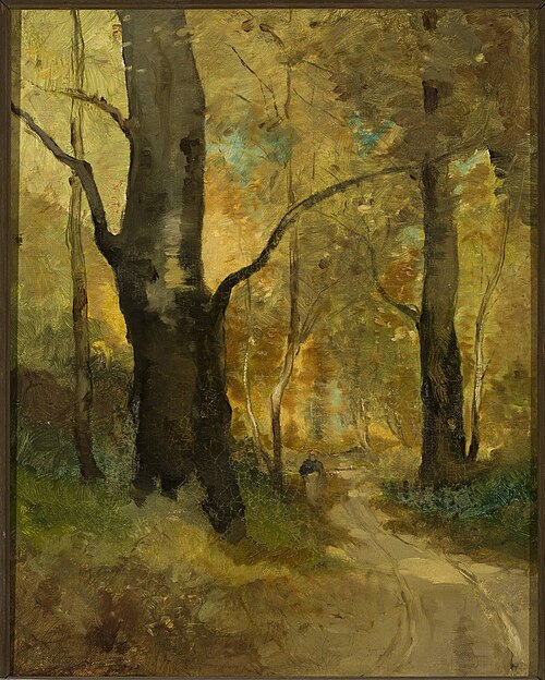 Forest in autumn, , Witold Pruszkowski