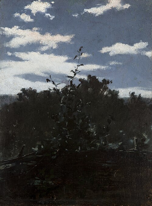 Landscape with a Brushwood Fence, , Witold Pruszkowski