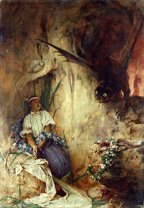 Le Dragon du Wawel., 1884, Witold Pruszkowski