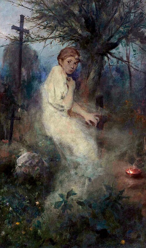 All Souls' Day, 1888, Witold Pruszkowski