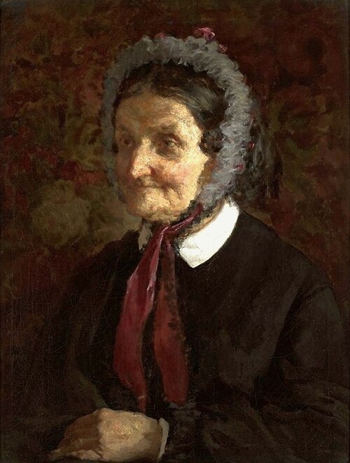 Portrait de Mme Matlińska., 1871, Witold Pruszkowski