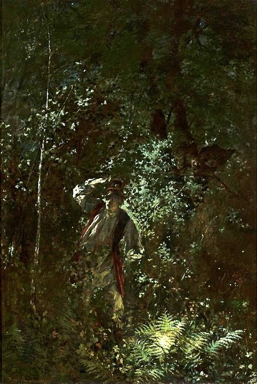 Fern flower (On St. John's Night)., 1875, Witold Pruszkowski