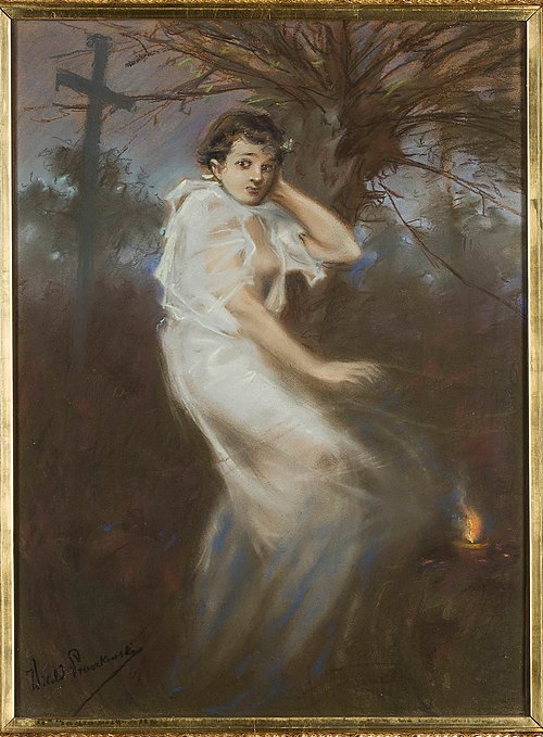 Zaduszki. Godzina duchów, 1888, Witold Pruszkowski