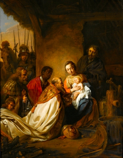 Anbetung der Könige, , Jan de Bray
