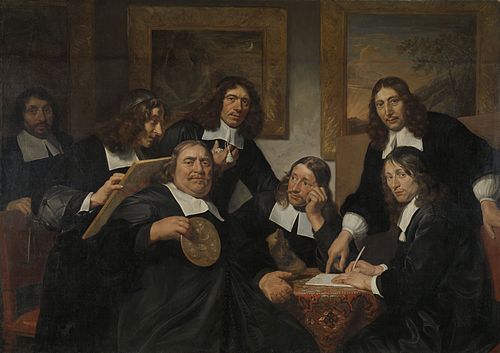 Les Gouverneurs de la Guilde de saint Luc, Haarlem, 1675, 1675, Jan de Bray