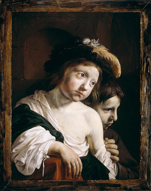 A Group of two Boys, 1651, Jan de Bray