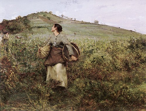 The grape harvest, 1880, Jules Bastien-Lepage