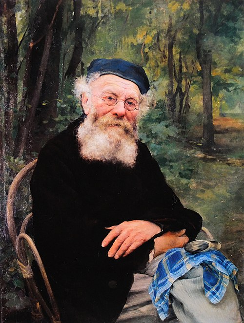 Portrait du grand-père de l'artiste, 1874, Jules Bastien-Lepage