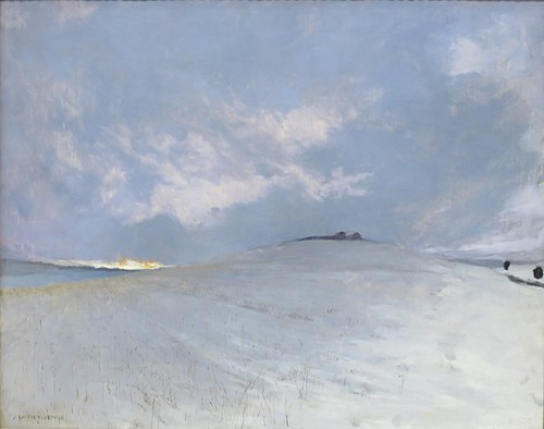 Snow Effect, Damvillers, 1882, Jules Bastien-Lepage